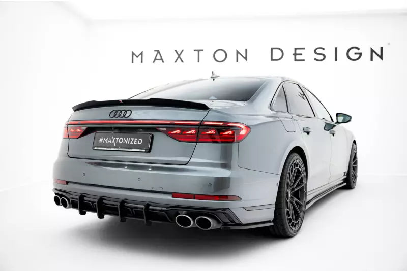 Maxton Design Heckspoiler Lippe für Audi S8 D5 Hochglanz schwarz – Ansicht 3