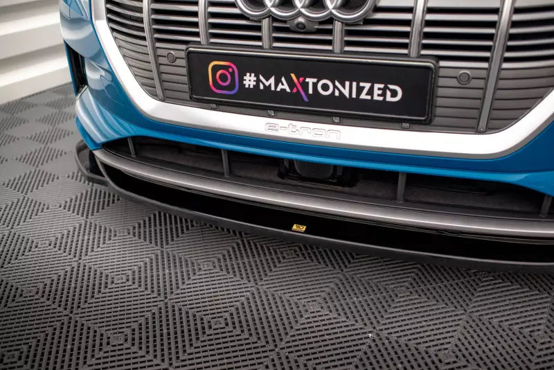 Maxton Design Frontlippe V.1 für Audi e-tron Hochglanz schwarz – Ansicht 3