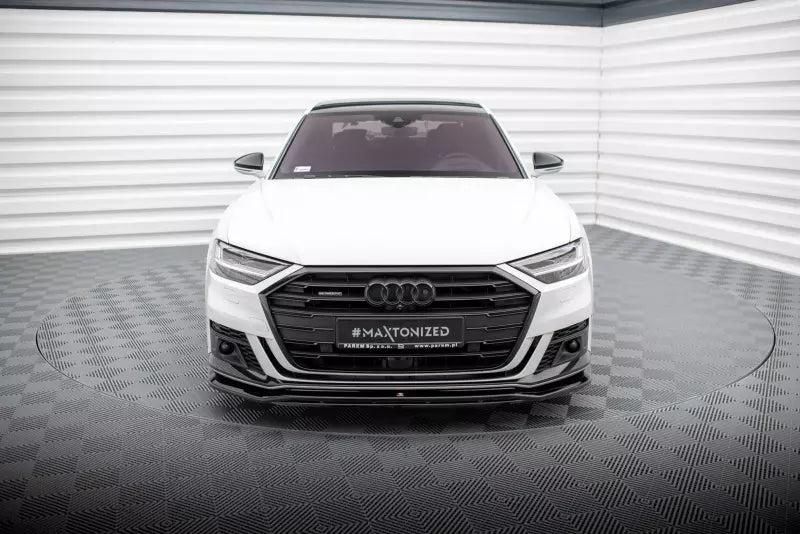 Maxton Design Frontlippe V.1 für Audi S8 D5 Hochglanz schwarz – Ansicht 4