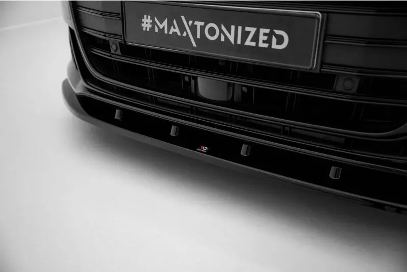 Maxton Design Frontlippe V.2 für Audi S8 D5 Hochglanz schwarz – Ansicht 3