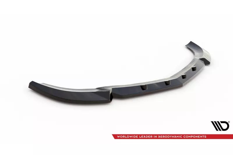 Maxton Design Frontlippe V.1 für Mercedes-Benz C Coupe AMG-Line C204 Hochglanz schwarz – Ansicht 4