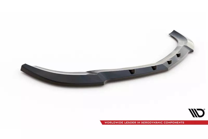 Maxton Design Frontlippe V.2 für Mercedes-Benz C Coupe AMG-Line C204 Hochglanz schwarz – Ansicht 4