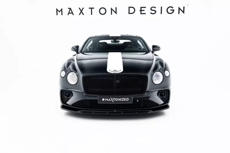 Maxton Design Frontlippe für Bentley Continental GT Mk3 Hochglanz schwarz – Ansicht 2