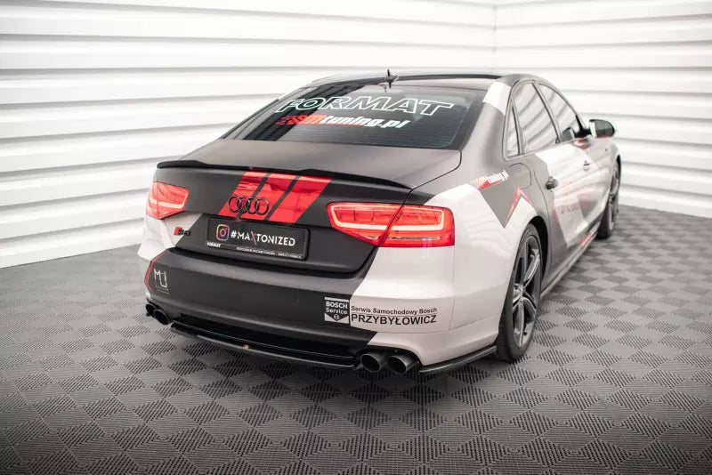 Maxton Design Heckdiffusor für Audi S8 D4 Hochglanz schwarz – Ansicht 3