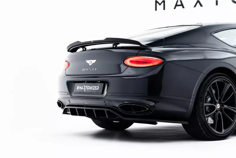Maxton Design Heckdiffusor DTM Look für Bentley Continental GT Mk3 Hochglanz schwarz – Ansicht 1