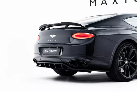 Maxton Design Heckdiffusor DTM Look für Bentley Continental GT Mk3 Hochglanz schwarz – Ansicht 1