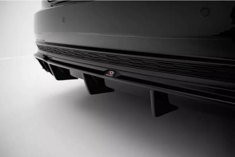 Maxton Design Heckdiffusor für Audi S8 D5 Hochglanz schwarz – Ansicht 3