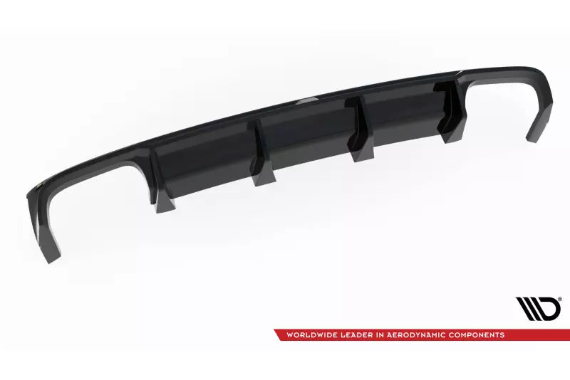 Maxton Design Heckdiffusor für Audi S8 D5 Hochglanz schwarz – Ansicht 4