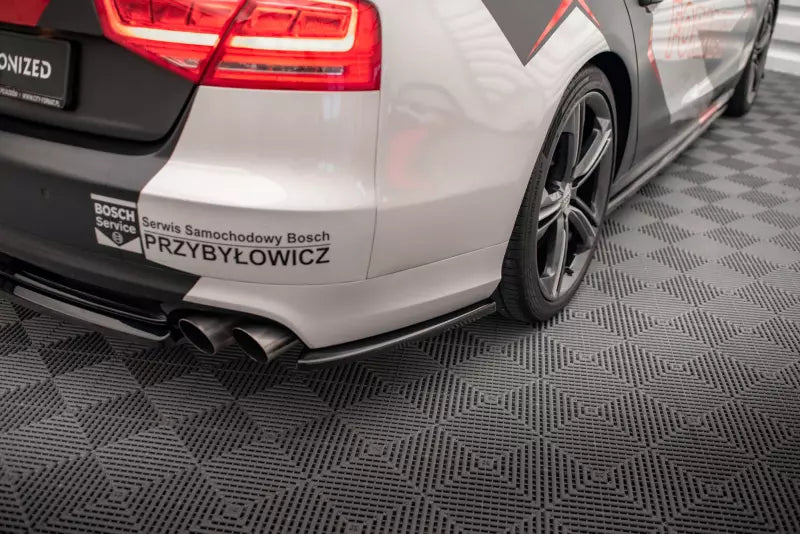 Maxton Design Diffusor Flaps für Audi S8 D4 Facelift Hochglanz schwarz – Ansicht 1