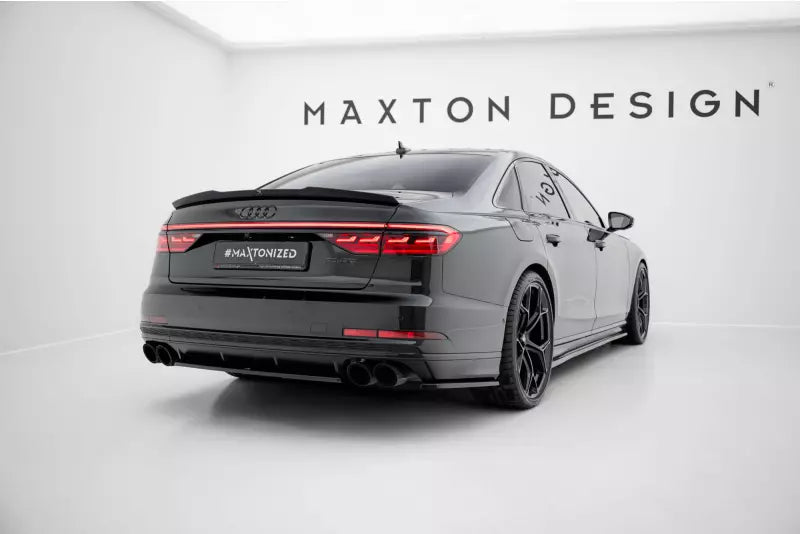 Maxton Design Diffusor Flaps V.1 für Audi S8 D5 Hochglanz schwarz – Ansicht 4