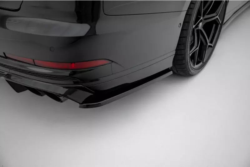 Maxton Design Diffusor Flaps V.2 für Audi S8 D5 Hochglanz schwarz – Ansicht 1