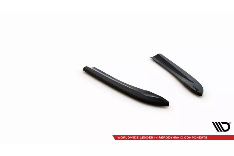 Maxton Design Diffusor Flaps für Mercedes C Klasse AMG-Line W204 Limousine / C204 Coupe / S204 Kombi Hochglanz schwarz – Ansicht 4