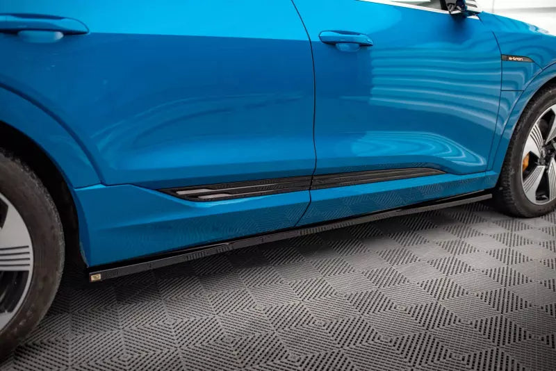Maxton Design Seitenschweller (Paar) für Audi e-tron Hochglanz schwarz – Ansicht 3