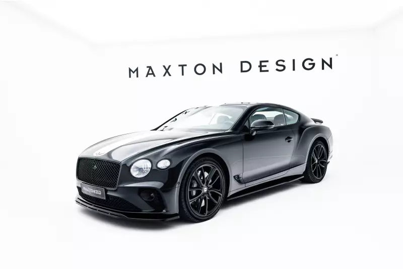 Maxton Design Seitenschweller (Paar) für Bentley Continental GT Mk3 Hochglanz schwarz – Ansicht 2