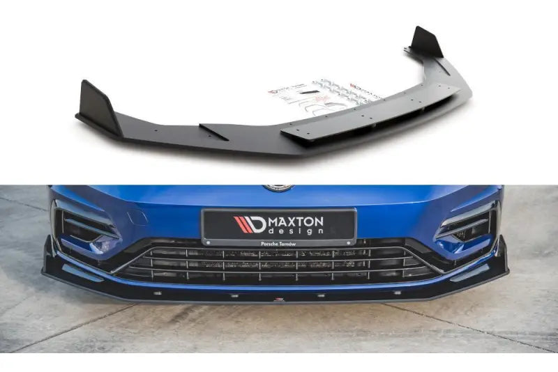 Maxton Design Street Pro Frontlippe V.2 für VW Golf 7 R-Line / R Facelift ab 03/2017 – Ansicht 1