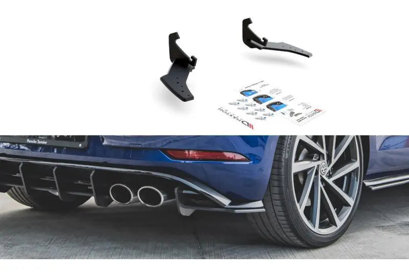 Maxton Design Street Pro Diffusor Flaps für VW Golf 7 R-Line / R Facelift ab 03/2017 – Ansicht 1
