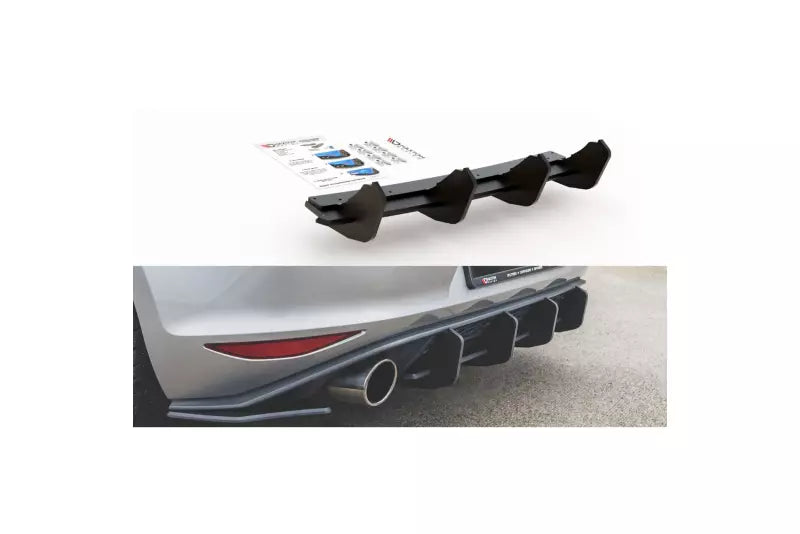 Maxton Design Street Pro Heckdiffusor V.2 für VW Golf 7 GTI / GTD – Ansicht 1