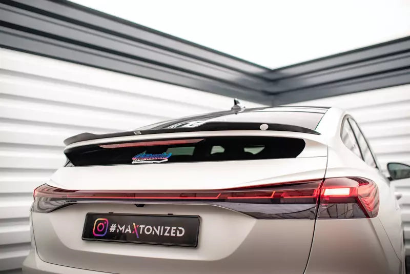 Maxton Design Heckspoiler Lippe für Audi Q4 e-tron Sportback Mk1 Hochglanz schwarz – Ansicht 1