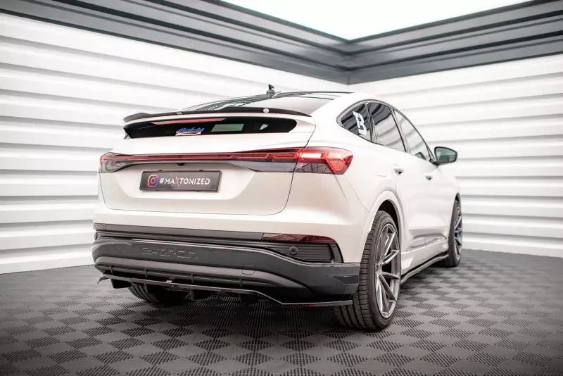 Maxton Design Heckspoiler Lippe für Audi Q4 e-tron Sportback Mk1 Hochglanz schwarz – Ansicht 2