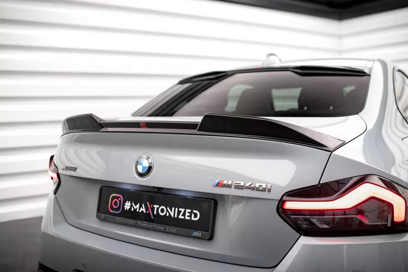 Maxton Design Heckspoiler 3D für BMW 2 Coupe G42 Hochglanz schwarz – Ansicht 1