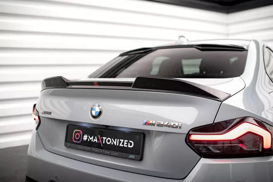 Maxton Design Heckspoiler 3D für BMW 2 Coupe G42 Hochglanz schwarz – Ansicht 1