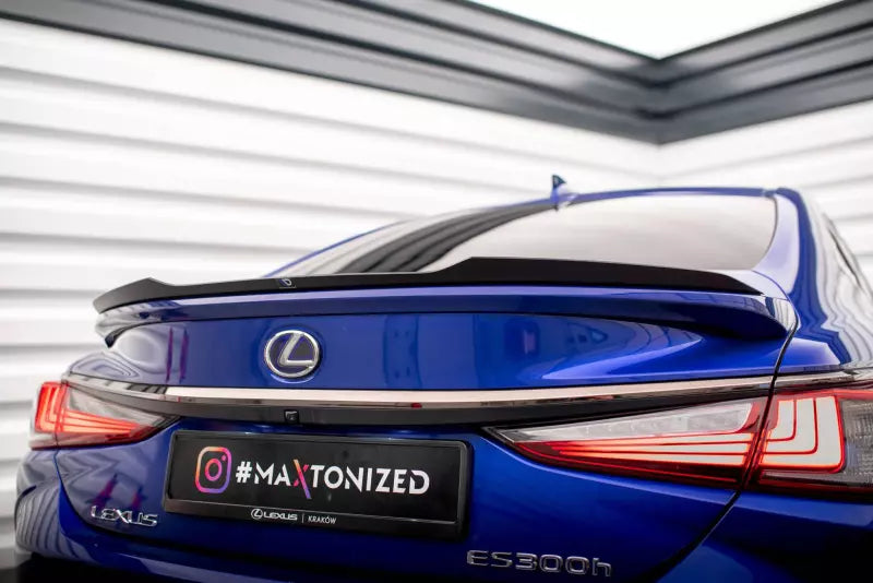 Maxton Design Heckspoiler Lippe für Lexus ES F Sport Mk7 Hochglanz schwarz – Ansicht 1