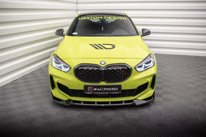 Maxton Design Frontlippe V.6 für BMW 1er F40 M-Paket / M135i Hochglanz schwarz – Ansicht 2