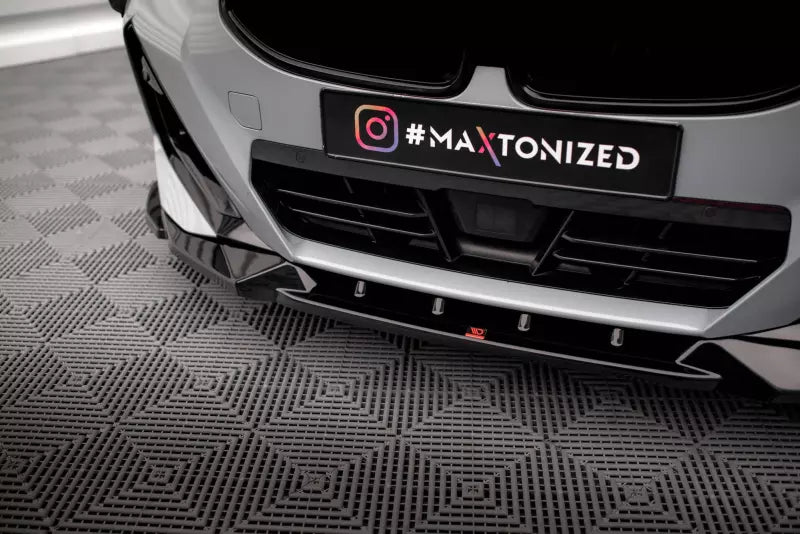 Maxton Design Frontlippe V.2 für BMW 2 Coupe M-Paket / M240i G42 Hochglanz schwarz – Ansicht 3