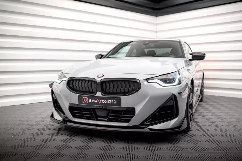Maxton Design Frontlippe V.3 für BMW 2 Coupe M-Paket / M240i G42 Hochglanz schwarz – Ansicht 1