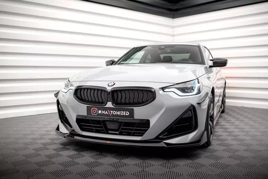 Maxton Design Frontlippe V.3 für BMW 2 Coupe M-Paket / M240i G42 Hochglanz schwarz – Ansicht 1