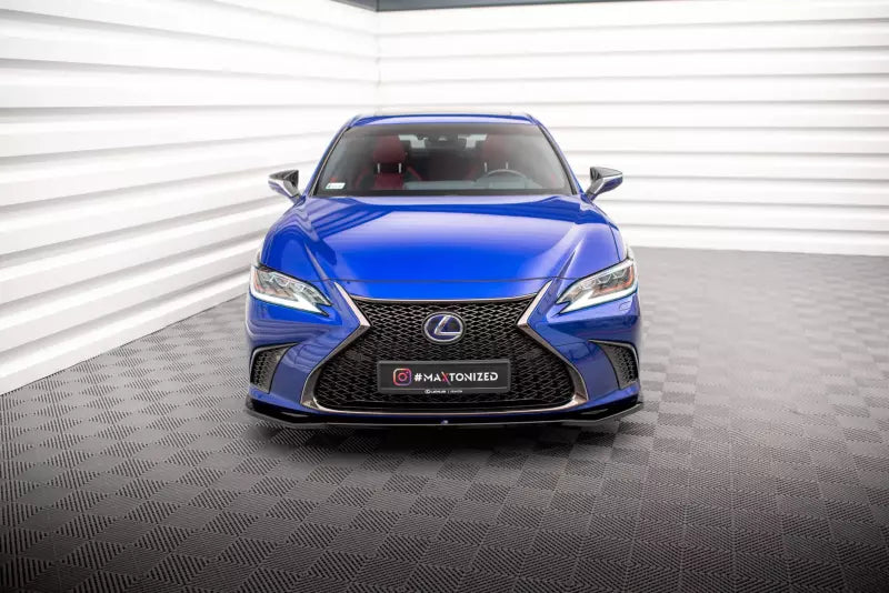 Maxton Design Frontlippe V.1 für Lexus ES F Sport Mk7 Hochglanz schwarz – Ansicht 2