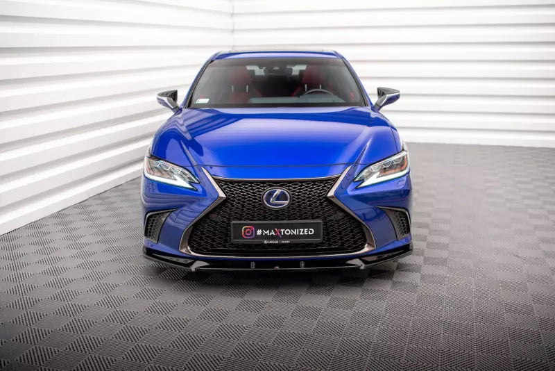 Maxton Design Frontlippe V.2 für Lexus ES F Sport Mk7 Hochglanz schwarz – Ansicht 2