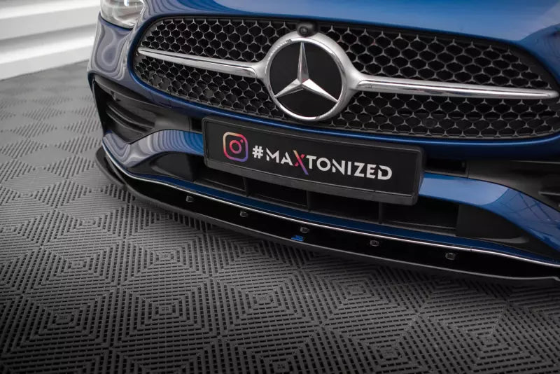 Maxton Design Frontlippe V.2 für Mercedes-Benz C AMG-Line W206 Hochglanz schwarz – Ansicht 3