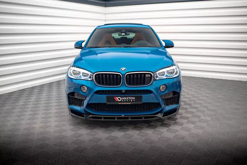 Maxton Design Frontlippe V.3 für BMW X5 M F85 / X6 M F86 Hochglanz schwarz – Ansicht 2
