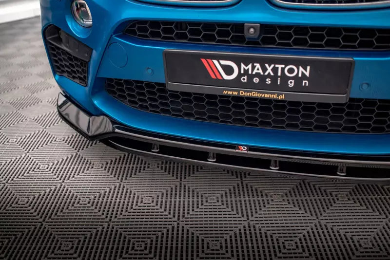 Maxton Design Frontlippe V.3 für BMW X5 M F85 / X6 M F86 Hochglanz schwarz – Ansicht 3