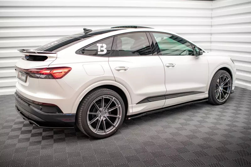 Maxton Design Seitenschweller (Paar) für Audi Q4 e-tron Sportback Mk1 Hochglanz schwarz – Ansicht 2