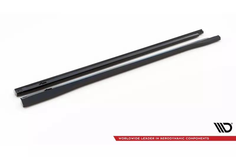 Maxton Design Seitenschweller (Paar) für Audi Q4 e-tron Sportback Mk1 Hochglanz schwarz – Ansicht 4