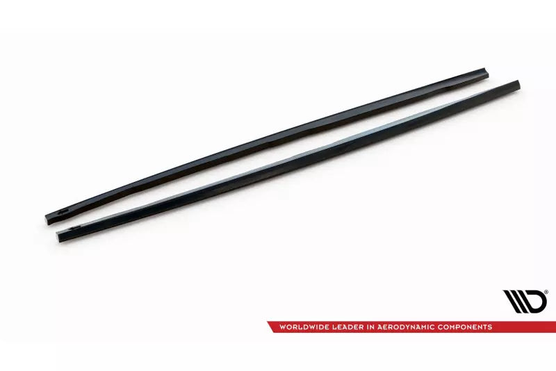 Maxton Design Seitenschweller (Paar) V.4 für BMW 1er F40 M-Paket/ M135i Hochglanz schwarz – Ansicht 4