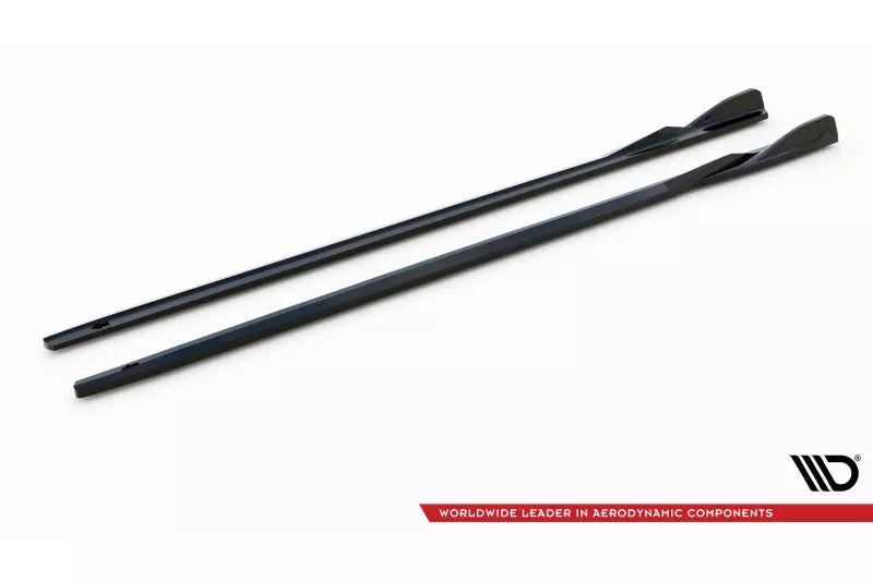 Maxton Design Seitenschweller (Paar) für BMW 2 Coupe M-Paket / M240i G42 Hochglanz schwarz – Ansicht 4