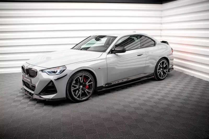 Maxton Design Seitenschweller (Paar) V.2 für BMW 2 Coupe M-Paket / M240i G42 Hochglanz schwarz – Ansicht 2