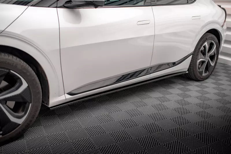 Maxton Design Seitenschweller (Paar) für Kia EV6 GT-Line Mk1 Hochglanz schwarz – Ansicht 1
