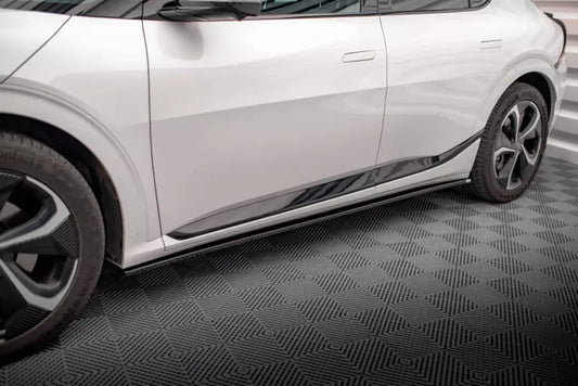 Maxton Design Seitenschweller (Paar) für Kia EV6 GT-Line Mk1 Hochglanz schwarz – Ansicht 1