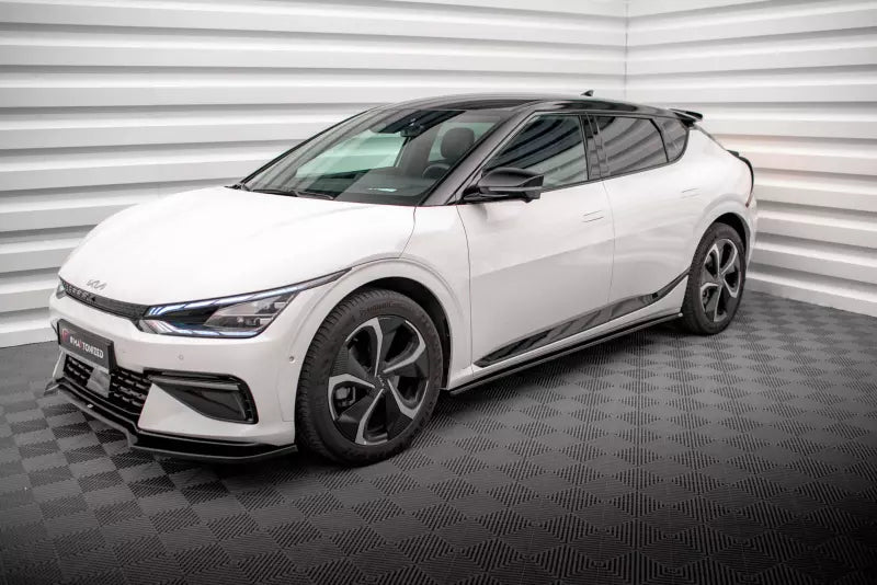 Maxton Design Seitenschweller (Paar) für Kia EV6 GT-Line Mk1 Hochglanz schwarz – Ansicht 2