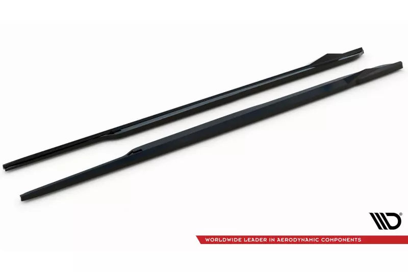 Maxton Design Seitenschweller (Paar) für Lexus ES F Sport Mk7 Hochglanz schwarz – Ansicht 4