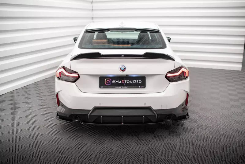 Maxton Design Heckdiffusor für BMW 2 Coupe M-Paket G42 Hochglanz schwarz – Ansicht 1