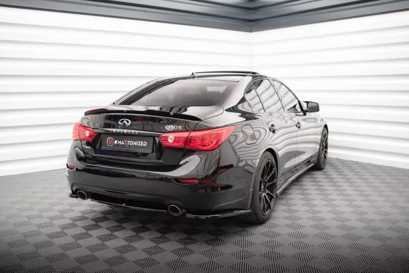 Maxton Design Heckdiffusor für Infiniti Q50 S Mk1 Hochglanz schwarz – Ansicht 2
