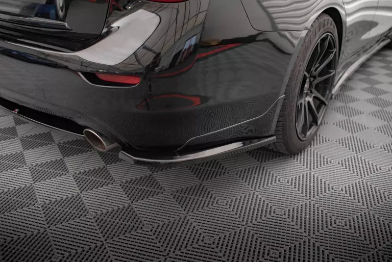 Maxton Design Diffusor Flaps für Infiniti Q50 S Mk1 Hochglanz schwarz – Ansicht 1