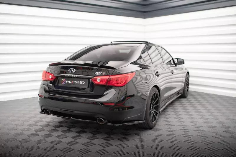Maxton Design Diffusor Flaps für Infiniti Q50 S Mk1 Hochglanz schwarz – Ansicht 2