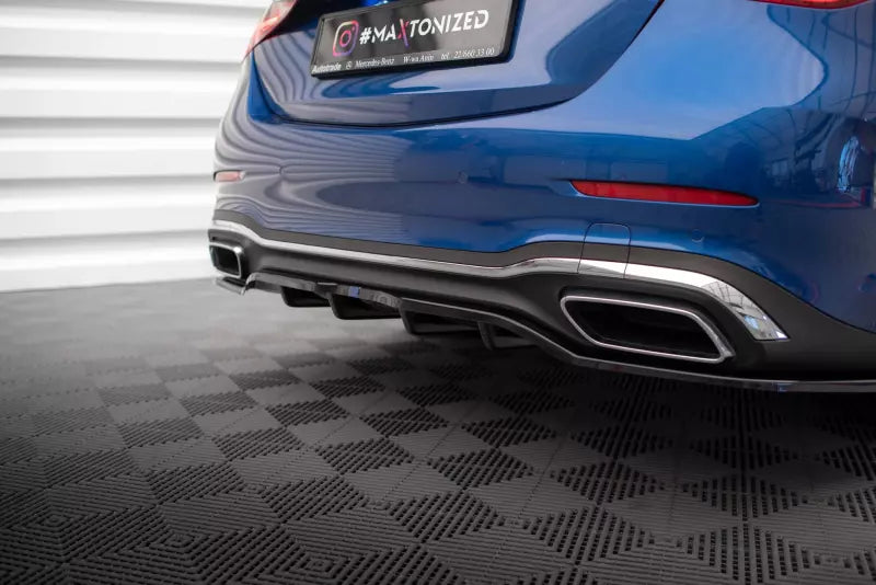 Maxton Design Heckdiffusor DTM Look fürMercedes-Benz C AMG-Line W206 Hochglanz schwarz – Ansicht 2