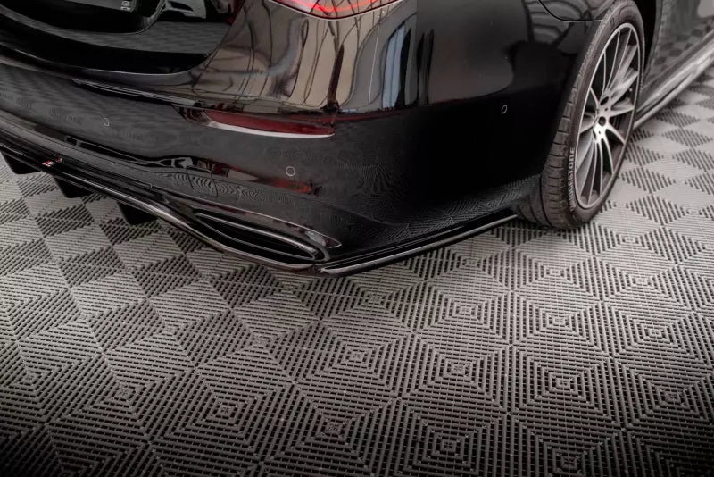 Maxton Design Heckdiffusor DTM Look fürMercedes-Benz S AMG-Line W223 Hochglanz schwarz – Ansicht 3